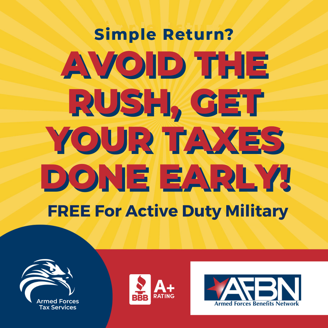 File Your Simple Tax Return Early Armed Forces Benefits Network